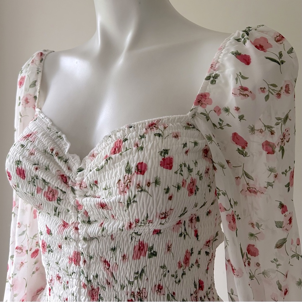 Princess Polly Wild Flowers Mini Dress, US 0 AU 4 NWT